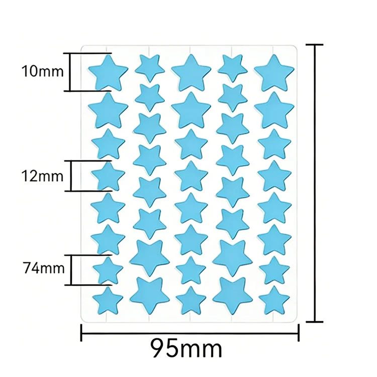 Mieli lipdukai su spuogais