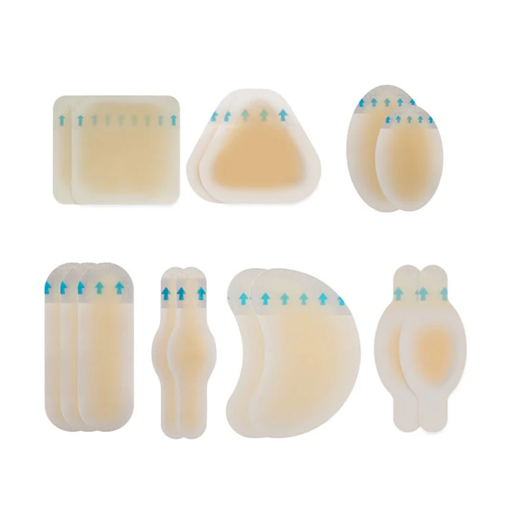 Pėdų pūslinis tvarstis Hidrokoloidinis kulno žaizdų priežiūros tvarstis